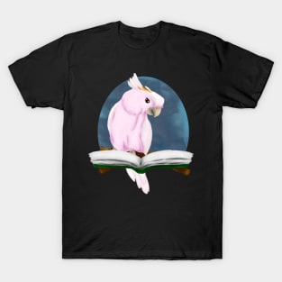 Major Mitchell's cockatoo reading book T-Shirt